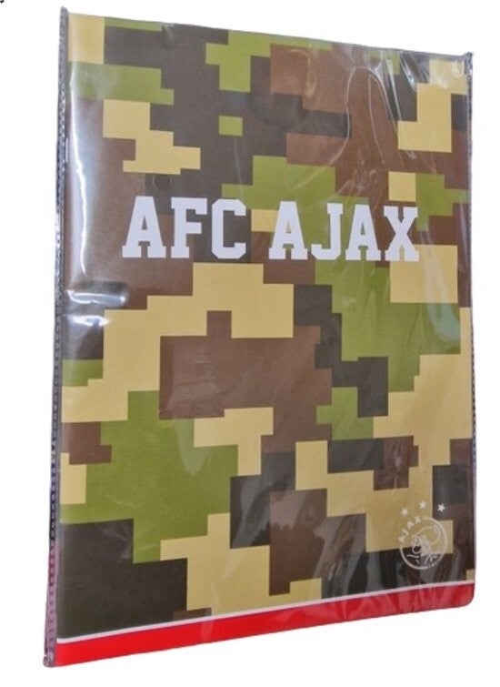 Ajax schriften - 3 stuks - Camouflage patroon - Met lijntjes - A5 formaat