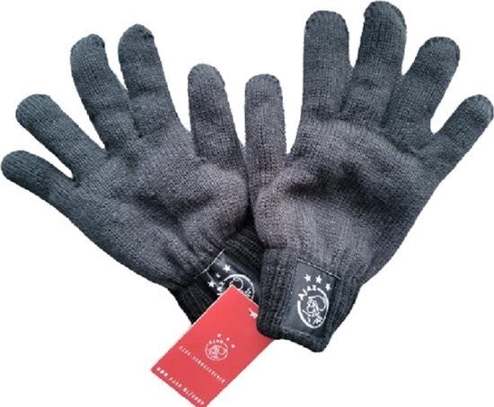 Ajax Handschoenen Zwart Maat S / M