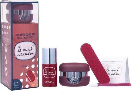 Le Mini Macaron Cassis Gel Manicure Kit