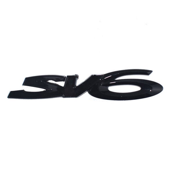 Gloss Black Rear SV6 Badge Fit For Holden Commodore VE VF Ute Sedan Wagon