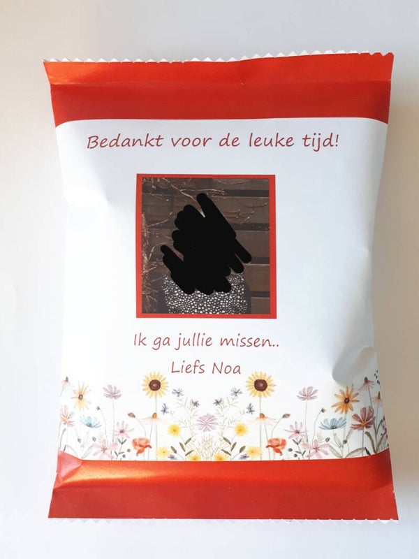 Chipswikkel afscheid