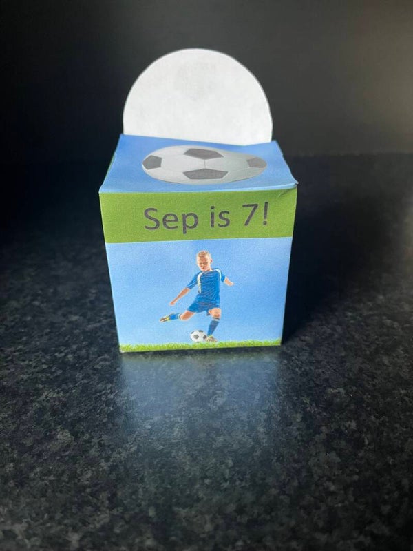 Doosje voetbal