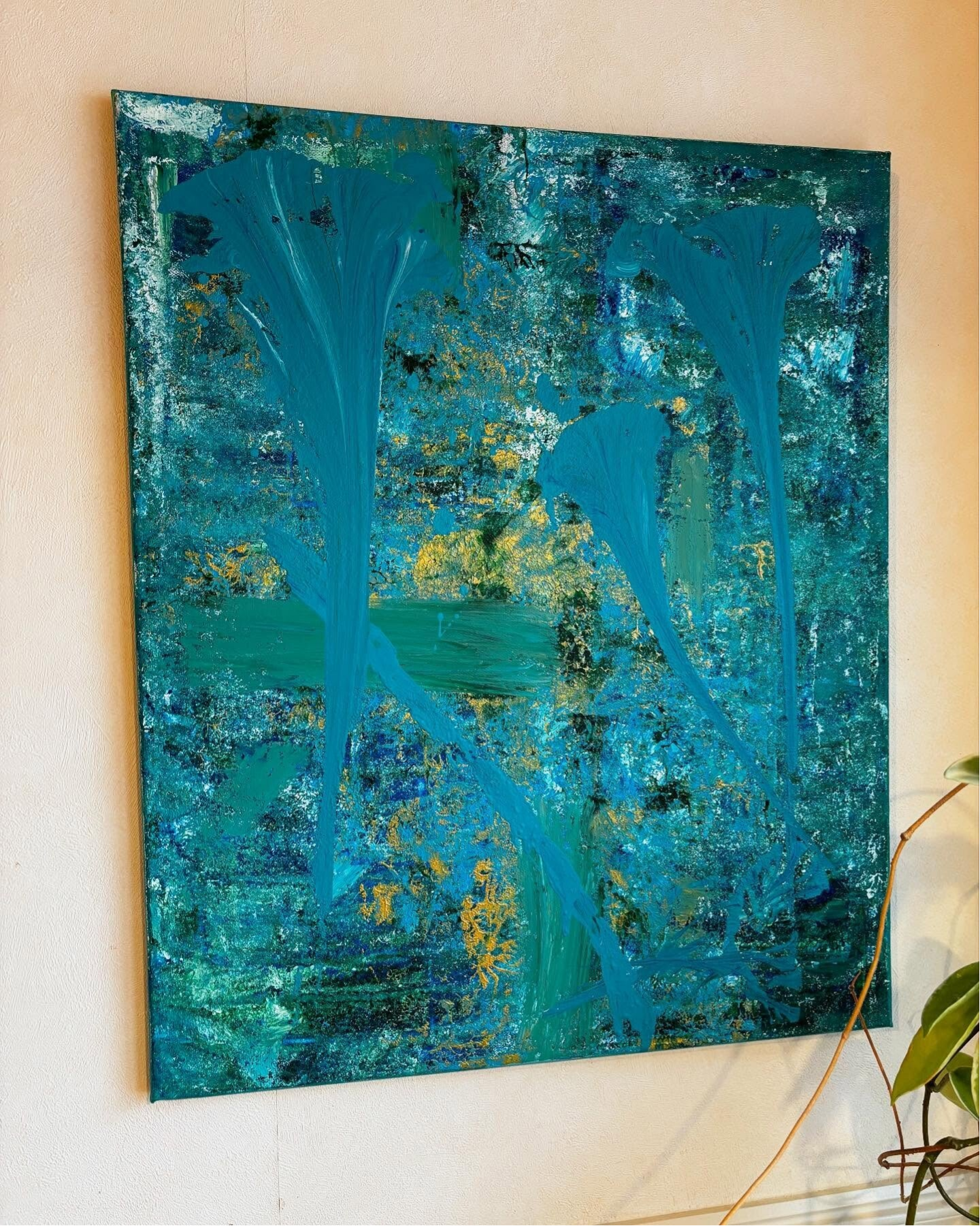 "Et tidligere sjøliv"  50x60 cm Akryl