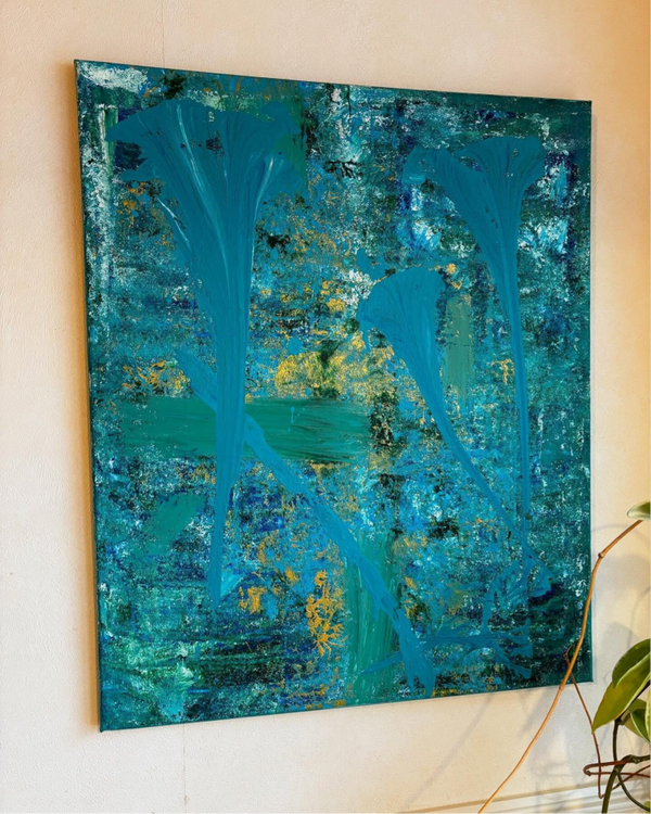 "Et tidligere sjøliv"  50x60 cm Akryl