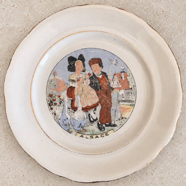 Assiette des Régions de France – Alsace par Sarreguemines-Digoin