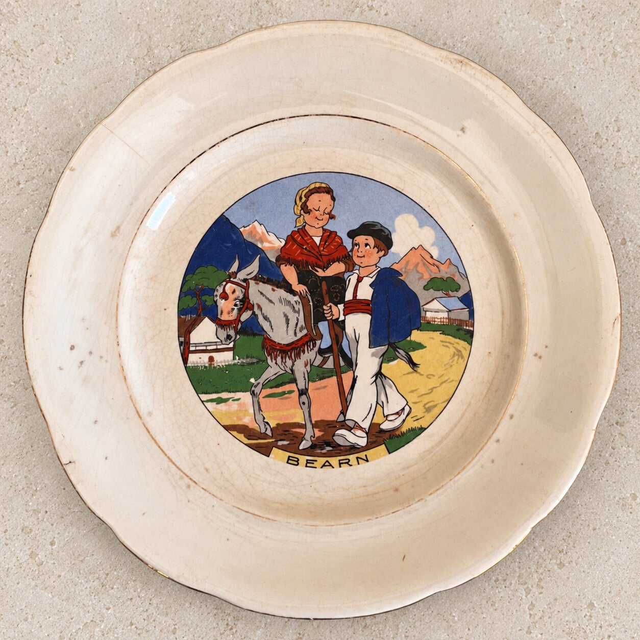 Assiette des Régions de France – Béarn par Sarreguemines-Digoin