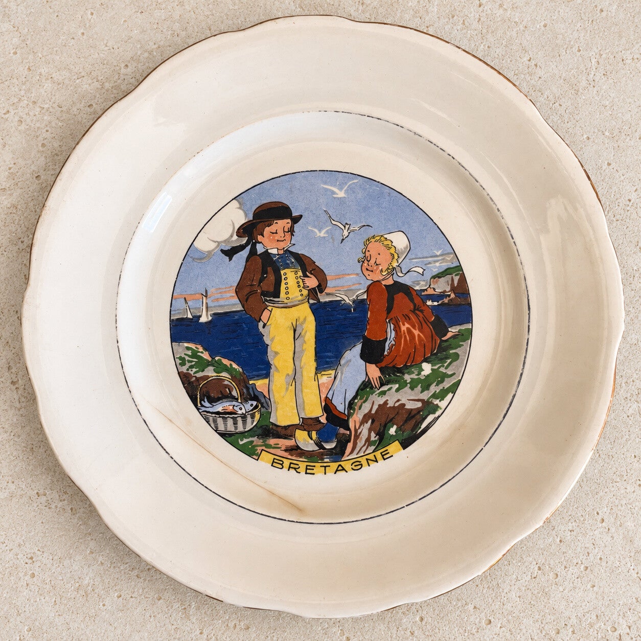 Assiette des Régions de France – Bretagne par Sarreguemines-Digoin