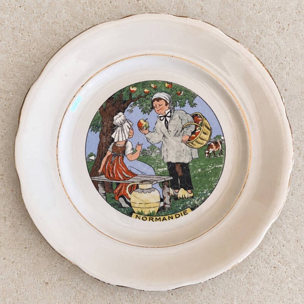 Assiette des Régions de France – Normandie par Sarreguemines-Digoin