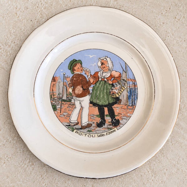 Assiette des Régions de France – Poitou par Sarreguemines-Digoin