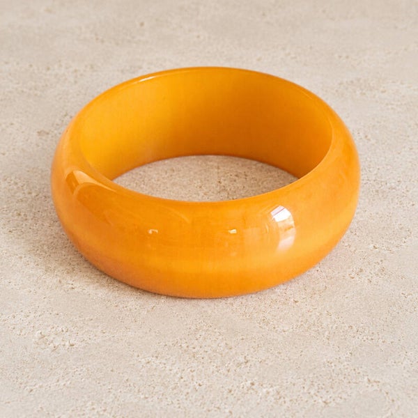 Bracelet large vintage en bakélite