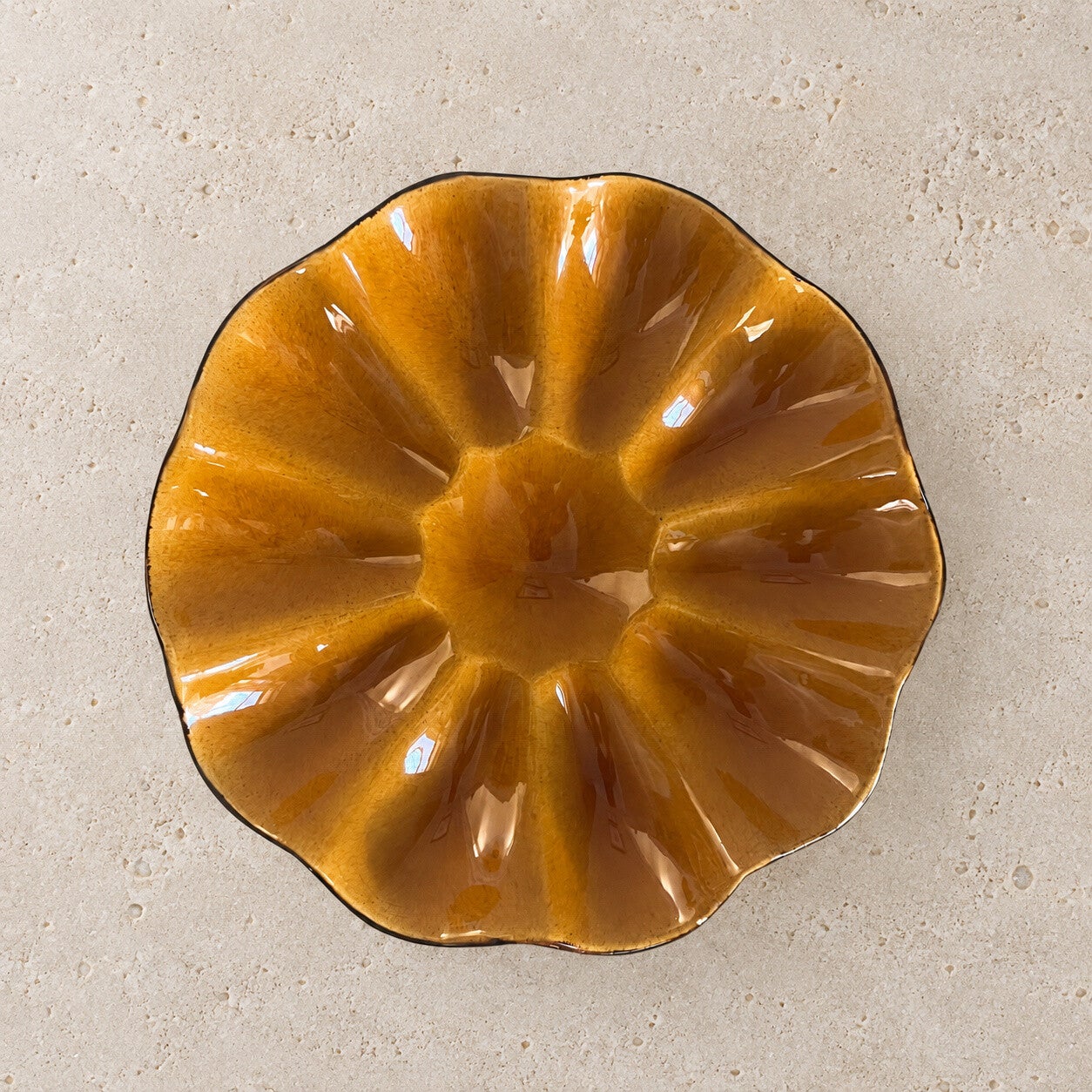 Plat à melon en céramique – Manufacture Terre Provence