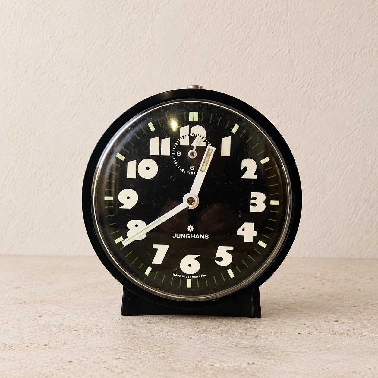 Réveil vintage Junghans – diamètre 9 cm