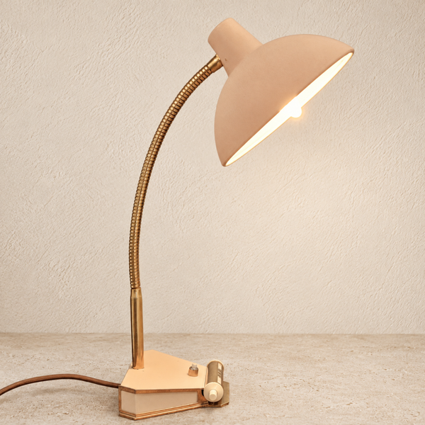 Lampe de bureau années 50 avec calendrier