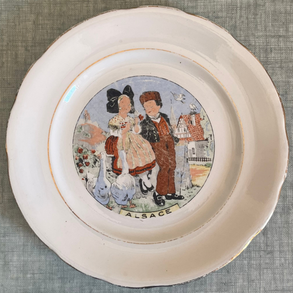 Assiette des Régions de France – Alsace par Sarreguemines-Digoin
