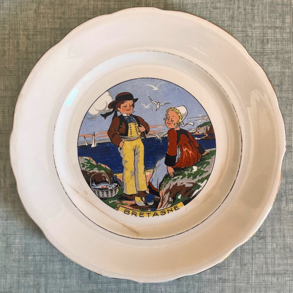 Assiette des Régions de France – Bretagne par Sarreguemines-Digoin