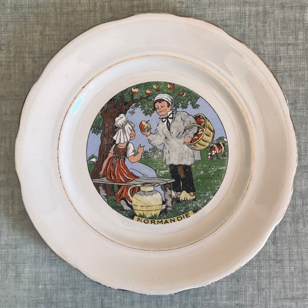 Assiette des Régions de France – Normandie par Sarreguemines-Digoin