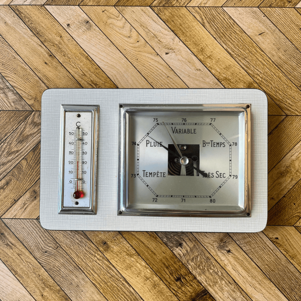 Baromètre vintage Formica
