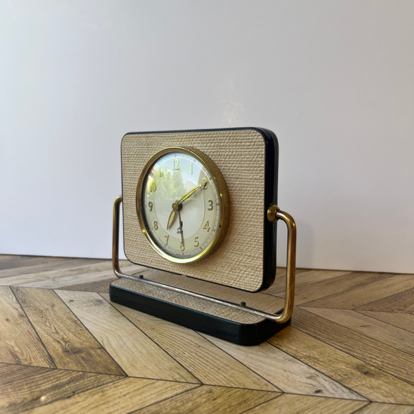 Réveil pendulette Jaz BRUNIC – Stylite orientable des années 1960