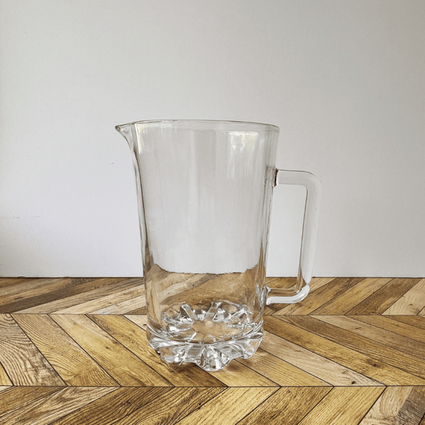Pichet en verre épais