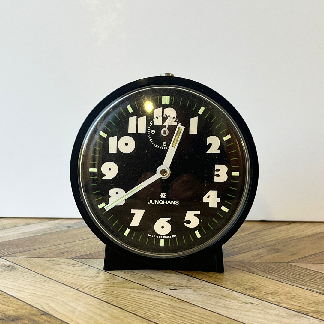 Réveil vintage Junghans – diamètre 9 cm