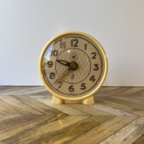 Réveil Jaz ancien – horlogerie française vintage