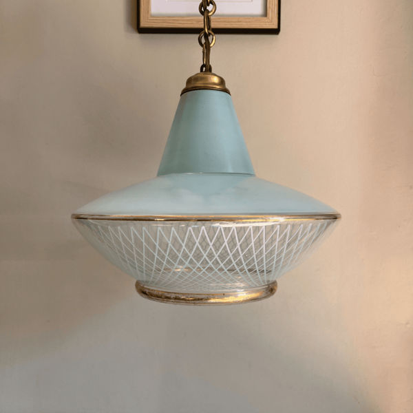 Suspension bleue années 50