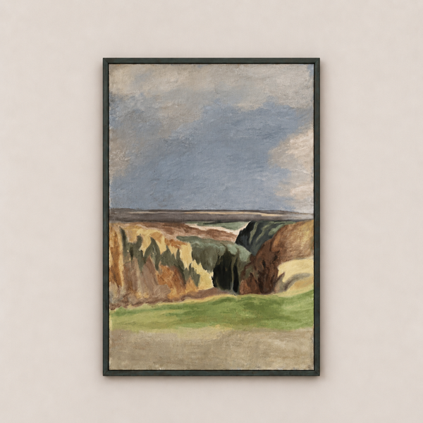 Huile sur toile grand format de Mireille Besson