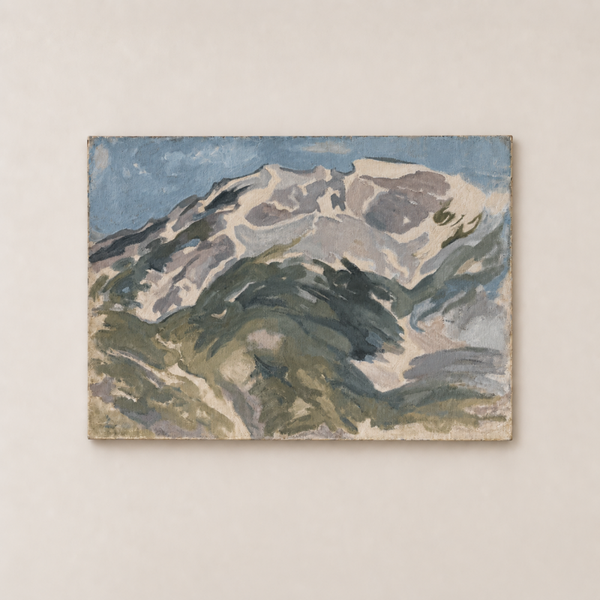 Grande huile sur toile de Mireille Besson