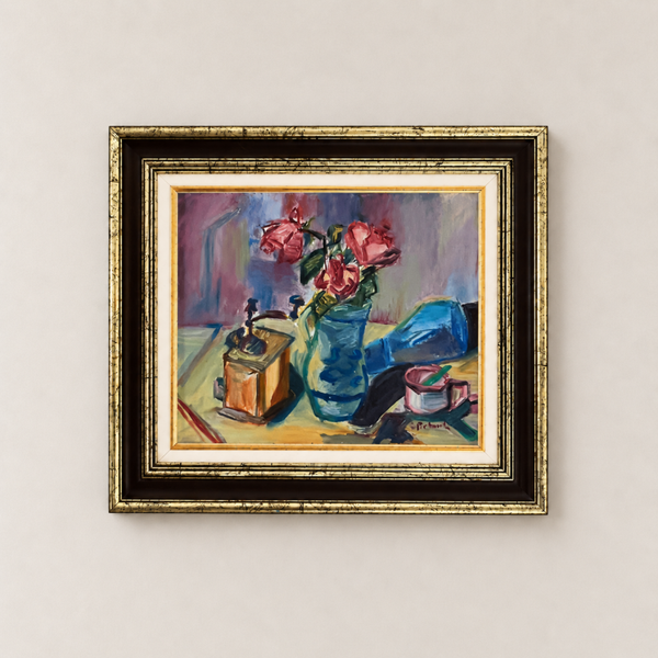Nature morte d'esprit cubiste