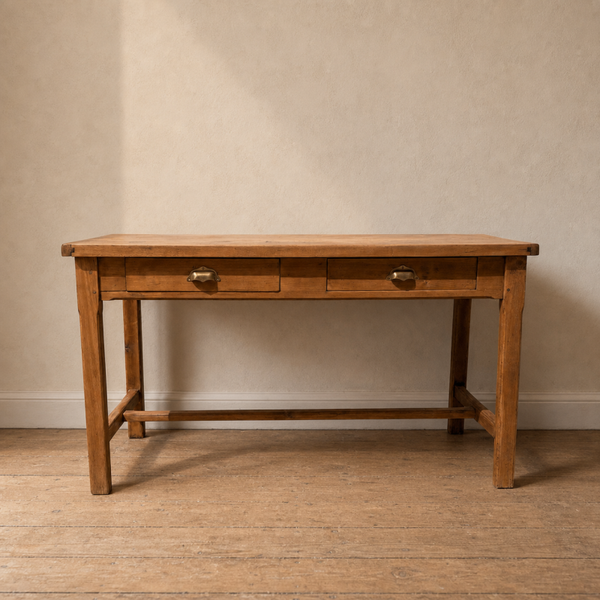 Table de ferme ancienne – format idéal 4 à 6 convives