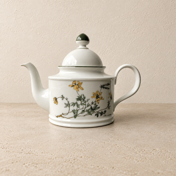 Théière en porcelaine Bavaria Flora – service vintage fleuri