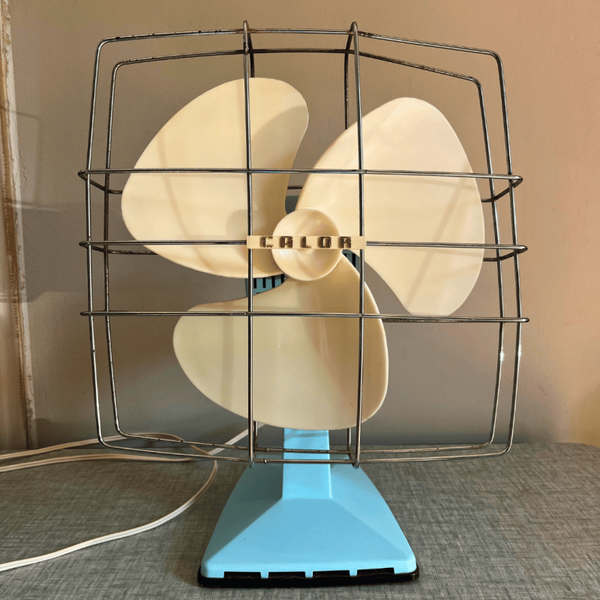 Ventilateur vintage Calor bleu
