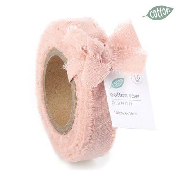 Cotton lint smal 15 mm - Roze