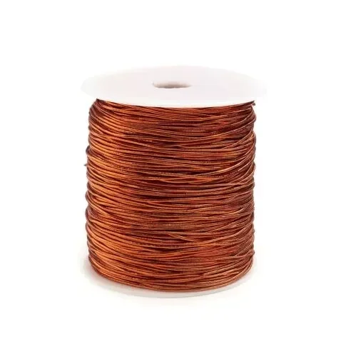 Elastiek 50m - Koper metallic