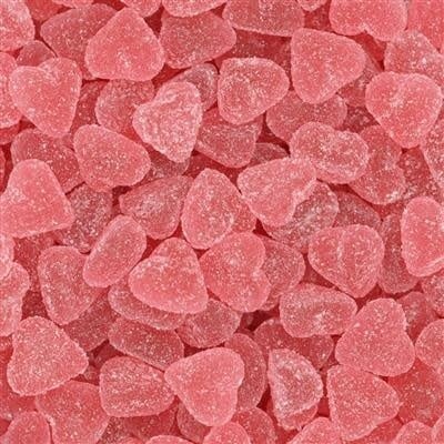 Joris gesuikerde hartjes roze