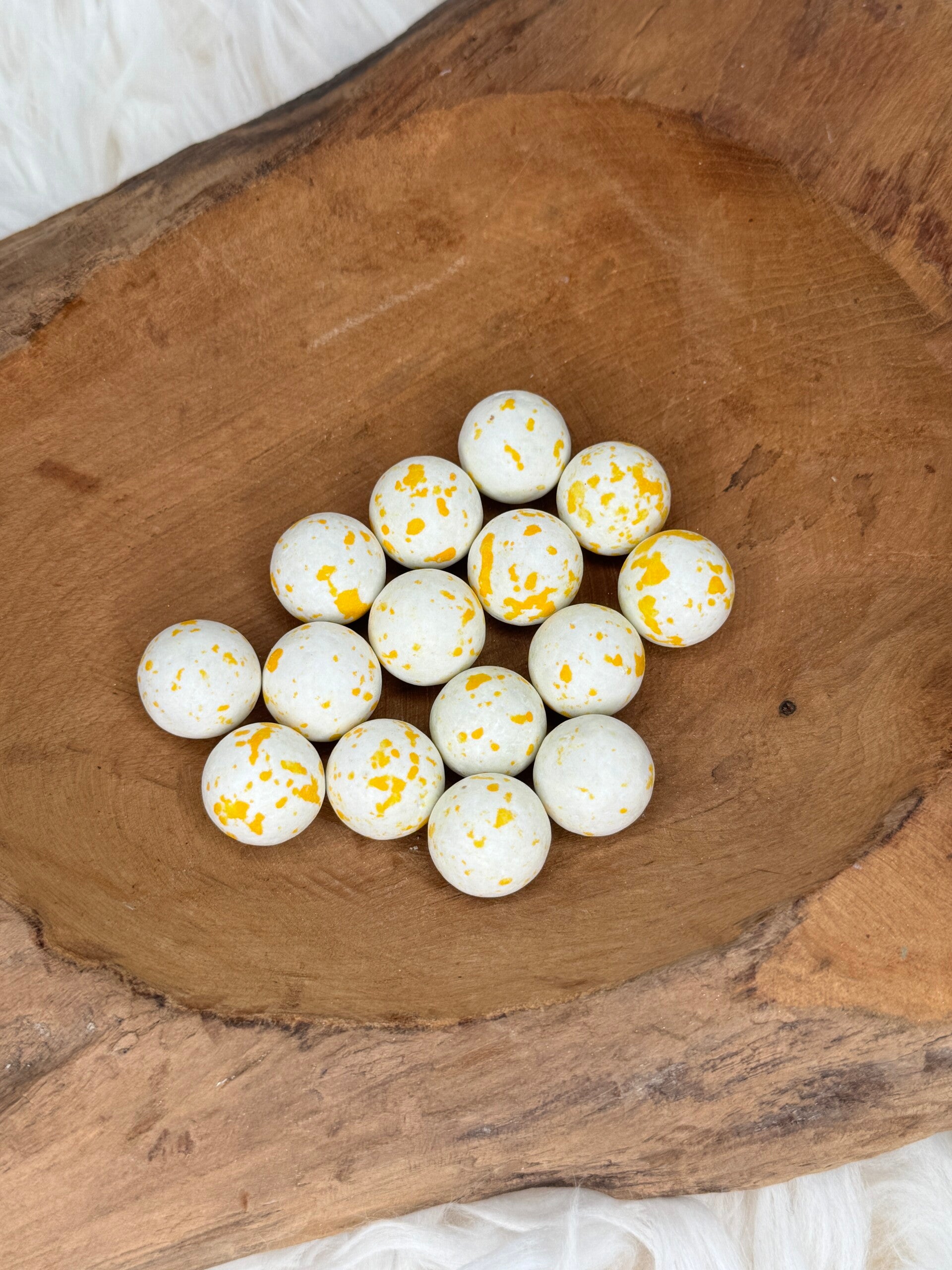 Praliné Bollen Wit - Geel