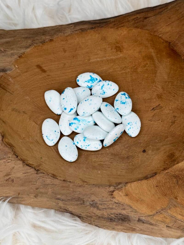 Suikerbonen Blauw / Zilver Marmer 55% - PC