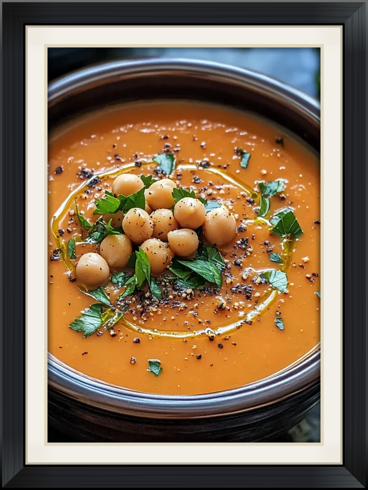 Smoky Tomato Chickpea Soup