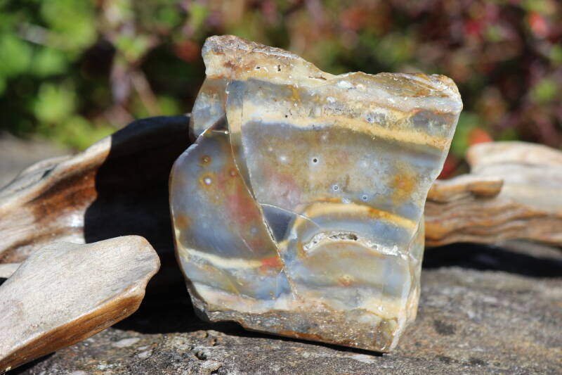 Polished Face Banded Agate