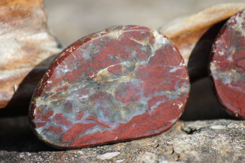 Red jasper agate Firth of Thames