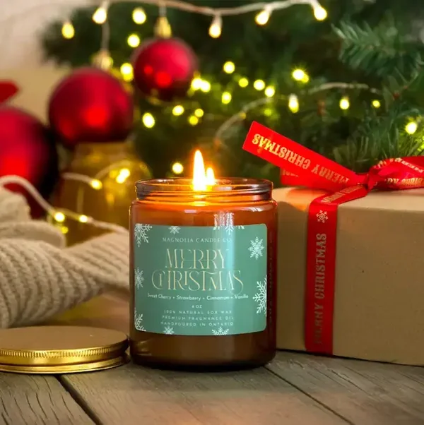 Bougie de Noël - 8oz