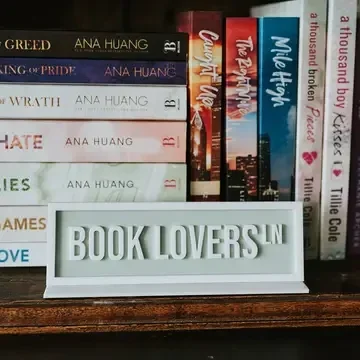 Book Lovers - Décoration pour étagère de bibliothèque