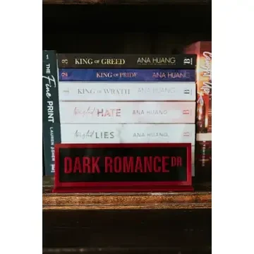 Dark Romance - Décoration pour étagère de bibliothèque