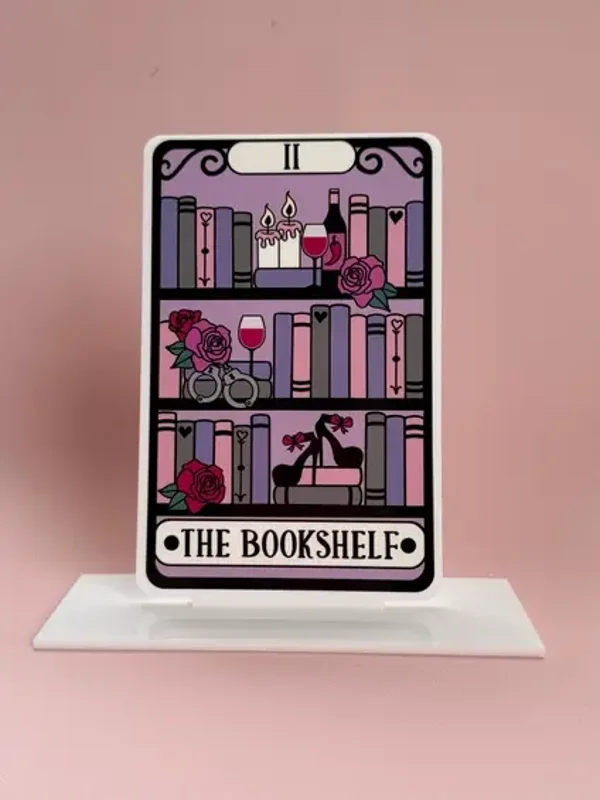 🆕Décoration carte de tarot : The Bookshlf