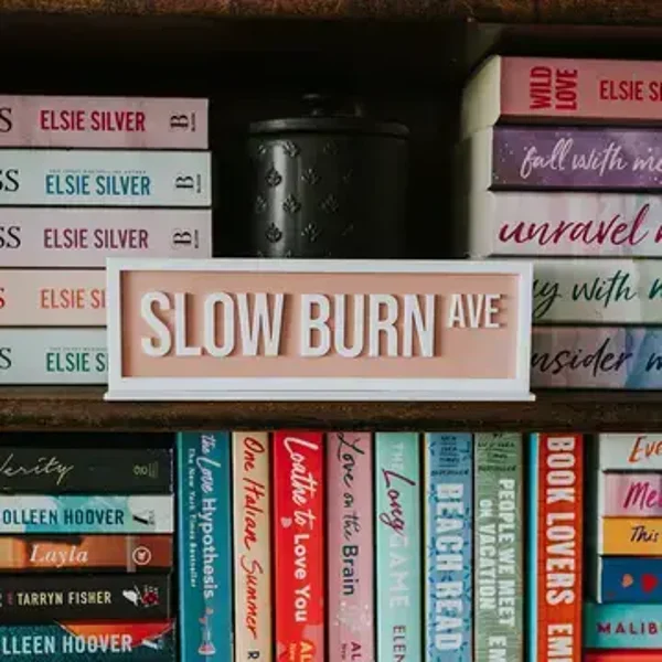 Slow Burn - Décoration pour étagère de bibliothèque