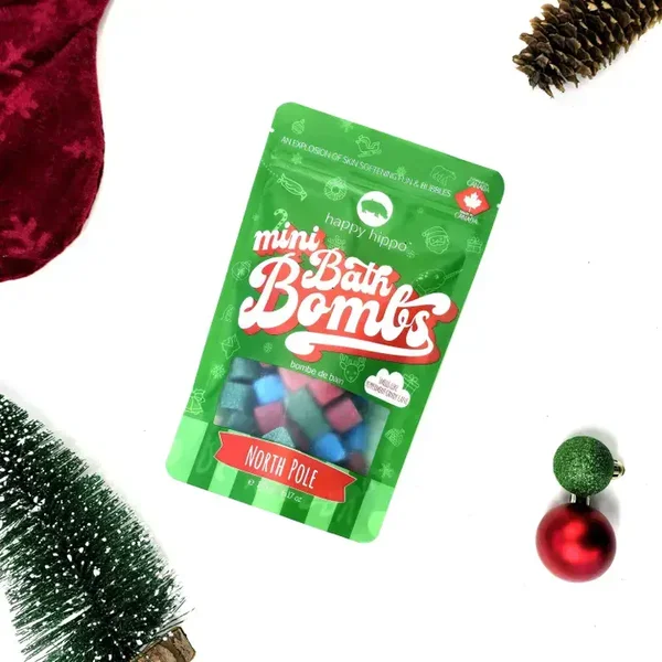 Pôle Nord - Mini Bombes de Bain - Sac Cadeau