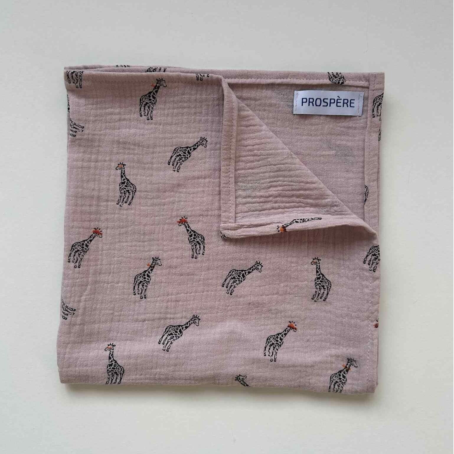 Tetradoek giraf-roze