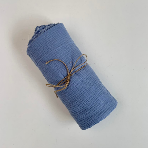 Mamadeken staalblauw