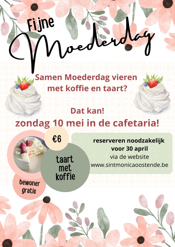 Taart Moederdag DE DRIE PLATANEN