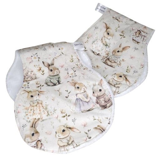 Bavoir épaule, Coton et éponge, Collection L'éveil du printemps